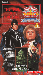 Michael's VHS cover for The Trial of a Time Lord complete